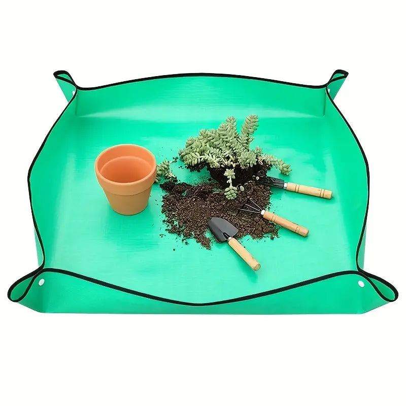 house plant potting mat. plant potting mat. house plant mat.